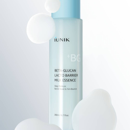 iUNIK - Beta-Glucan Lacto Barrier Milk Essence - Vyživující mléčná esence s beta-glukanem, fermenty a ceramidy - 150 ml
