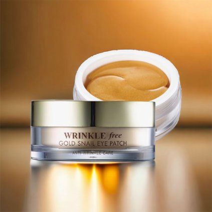 GOLD Energy SNAIL Synergy - Wrinkle Free Gold Snail Eye Patch - Luxusní polštářky pod oči se šnečím mucinem a zlatem - 60 ks/ 90 g
