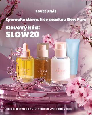 ✨ Objevte krásu pomalého stárnutí se značkou Slowpure ✨ Značka, která spojuje filozofii slow-living s péčí o pleť. Řeší...