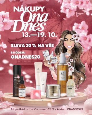 Užijte si oblíbený shopping week s nákupy Ona Dnes a slevou 20 % na celý náš sortiment! 🛍 Při platbě kartou Visa se můžete...